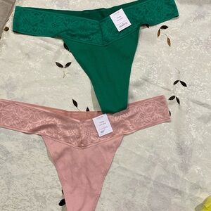 AUDEN COTTON BLEND LARGE WOMEN THONG- BUNDLE OF TWO PIECES